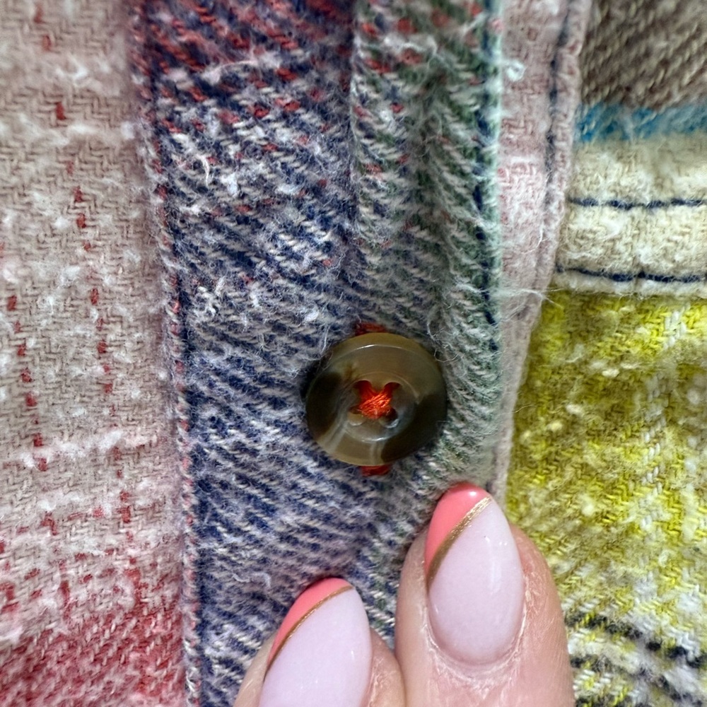Urban Outfitters 
BDG Red, yellow and Blue Patchwork Plaid Shirt XS - Picture 12 of 16
